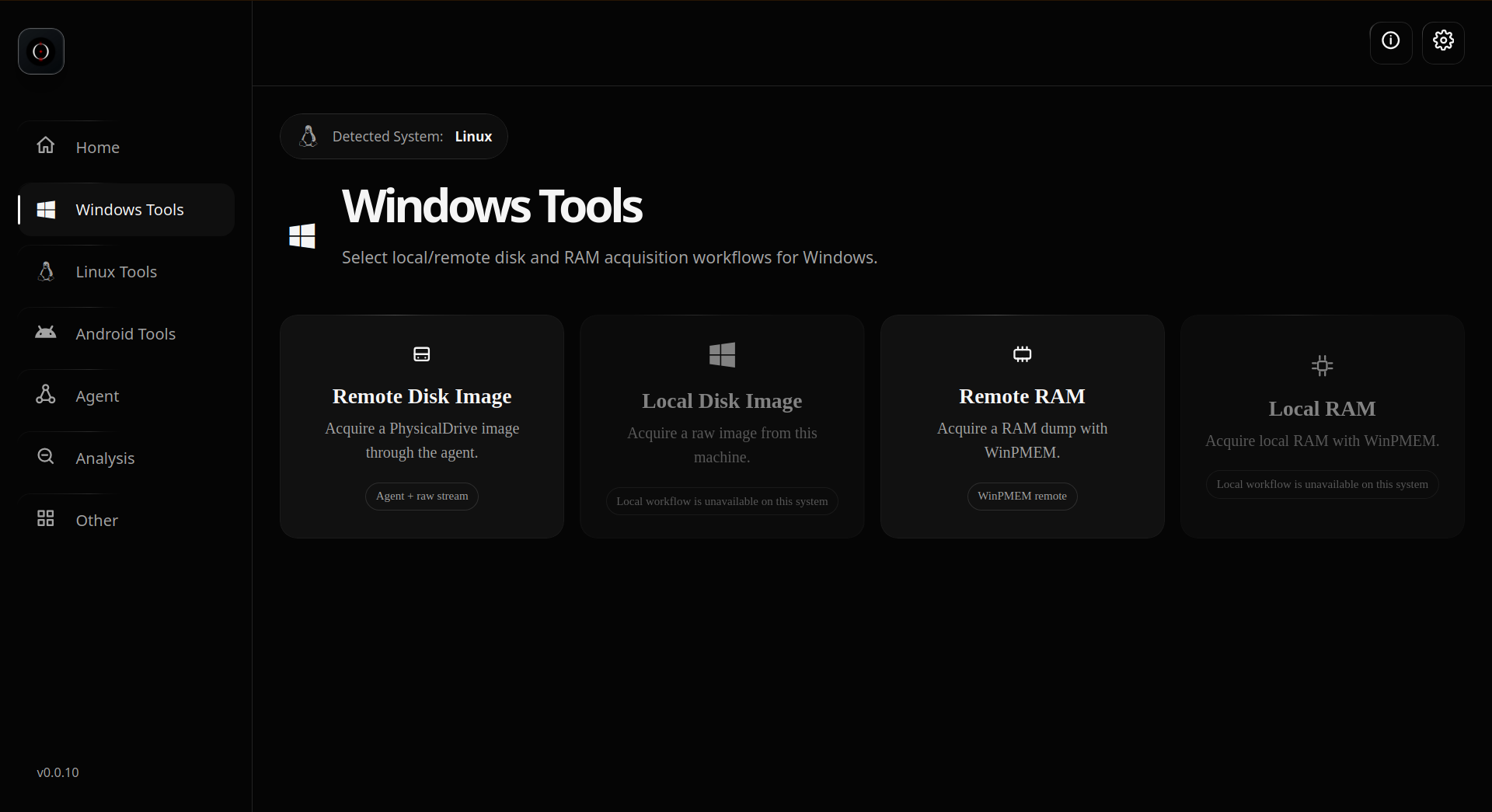 Windows Tools önizleme
